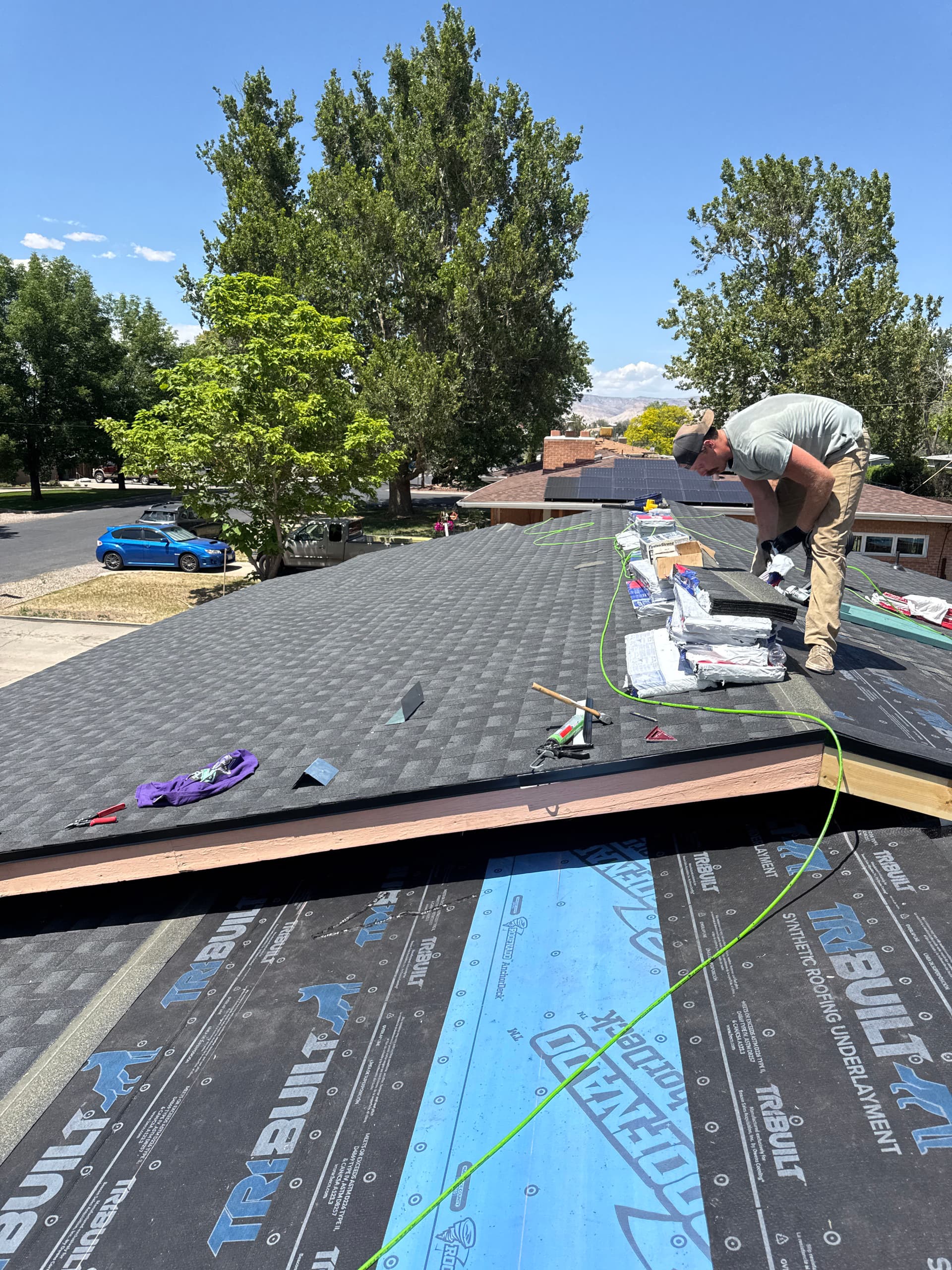 Asphalt Shingle Roof Replacement Nearly Done and Built to Last image