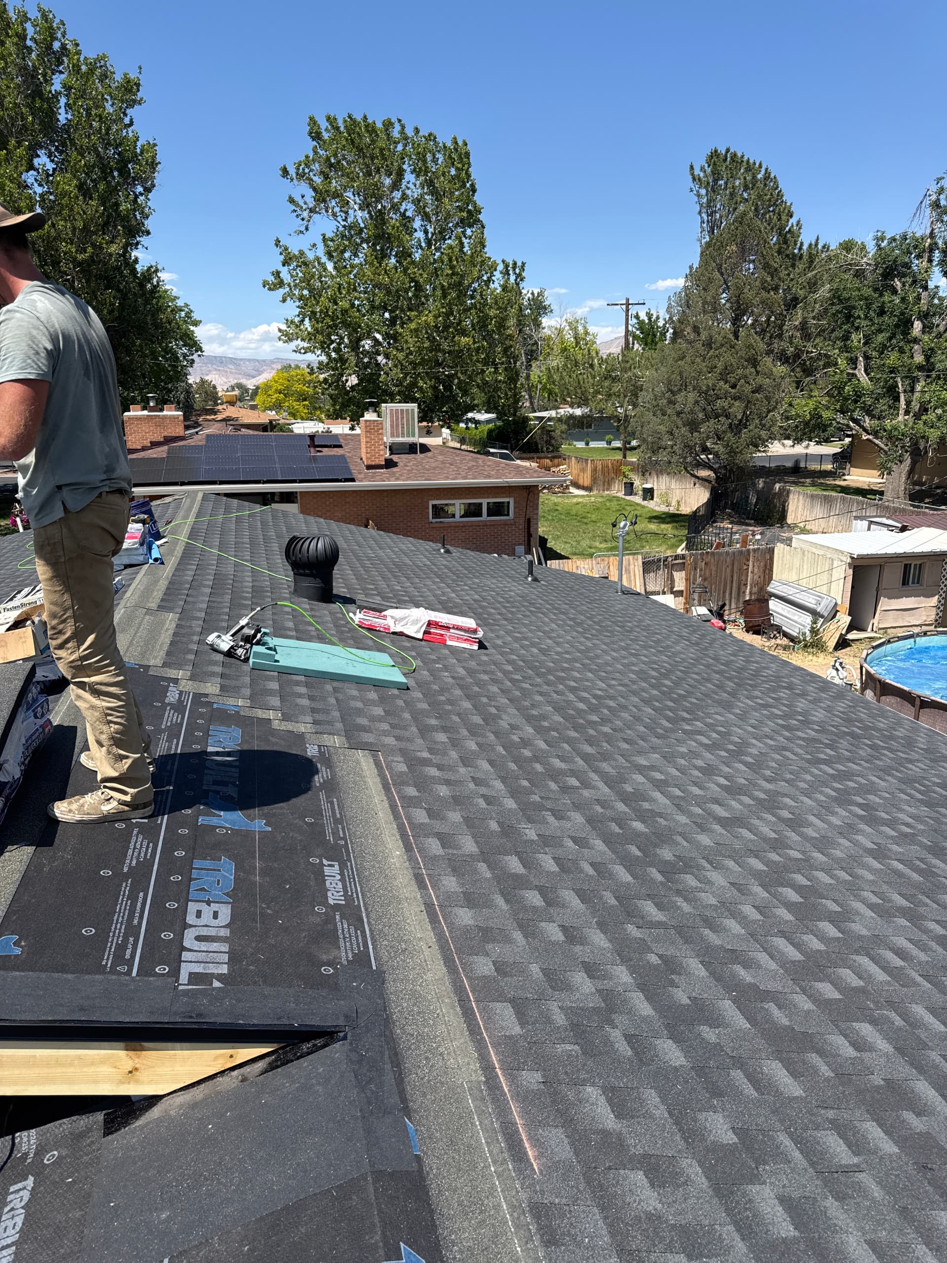 Gallery photos for Asphalt Shingle Roof Replacement Nearly Done and Built to Last: Image #1