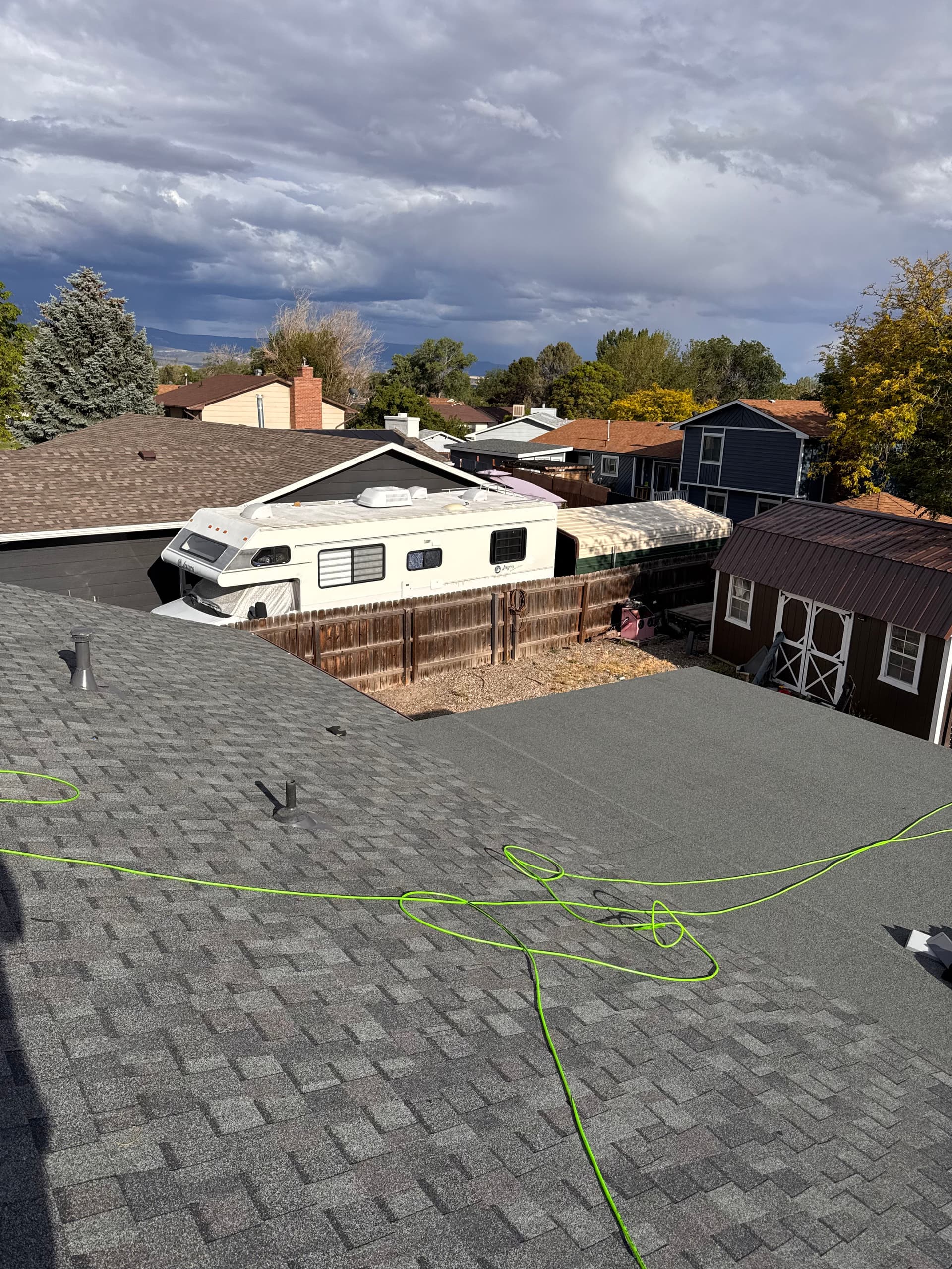 Gallery photos for Full Roof Replacement With a Capped Chimney Finish: Image #3