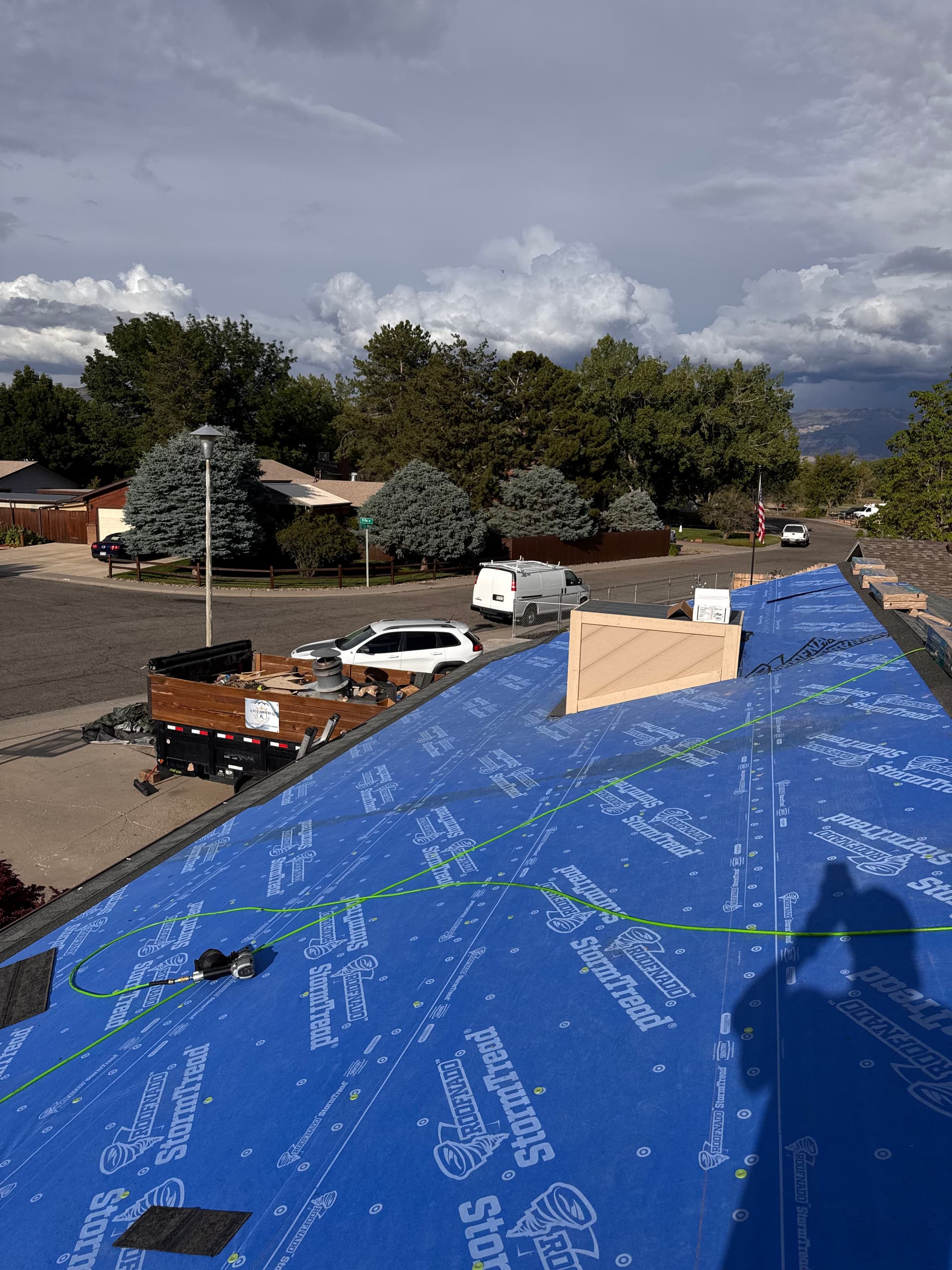 Gallery photos for Full Roof Replacement With a Capped Chimney Finish: Image #5
